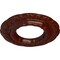 Ekena Millwork Lisbon Ceiling Medallion (Fits Canopies up to 7"), 15 3/8"OD x 7"ID x 1"P, Brushed Mahogany CM15LIBMF - alternate 3